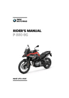 BMW F850GS - Owners Manual 2020 EN